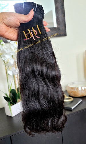 Natural wave 100% Raw Human hair cuticle intact Bundles