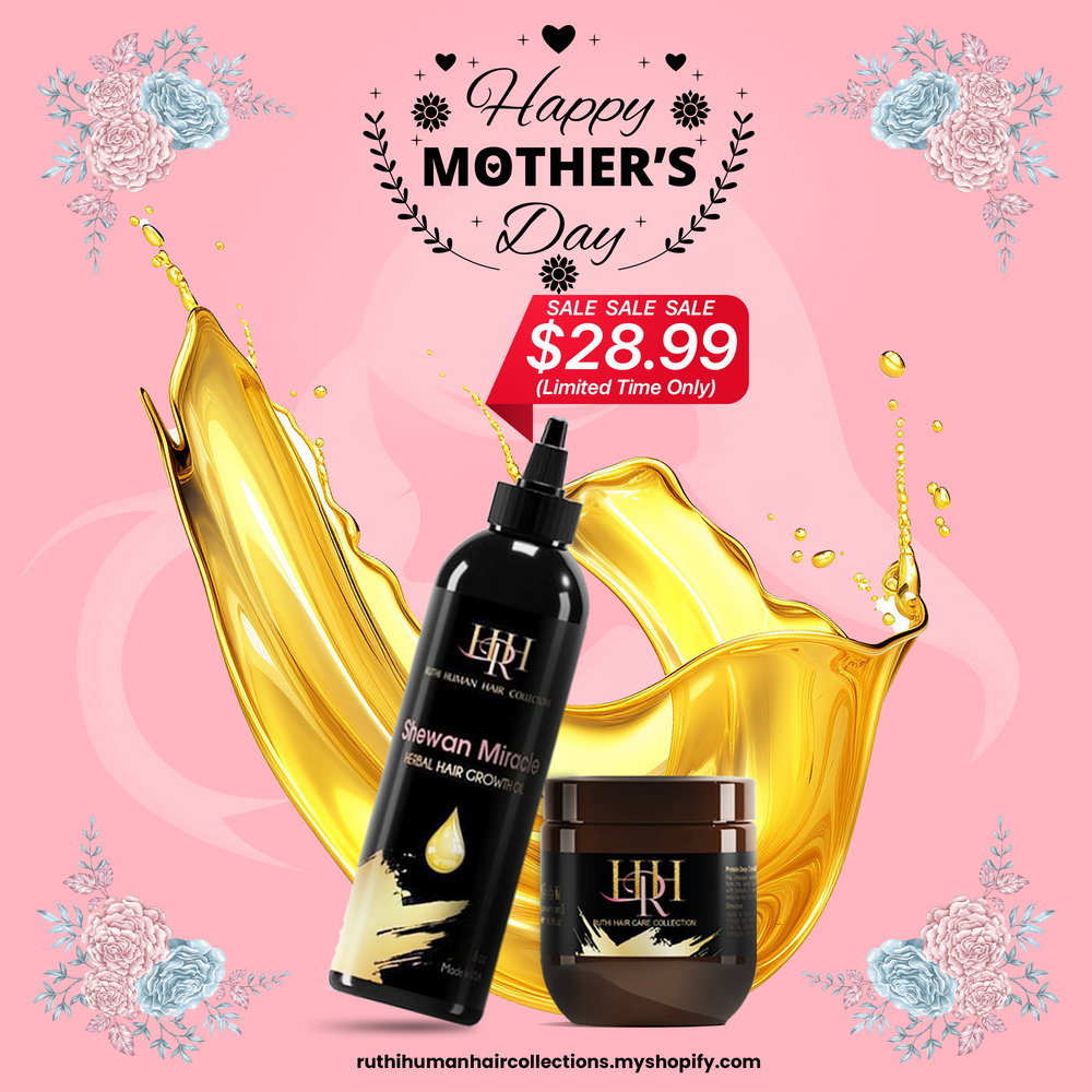 Mother's Day Deal!  Hair Growth Herbal Oil and Deep Treatment Mask