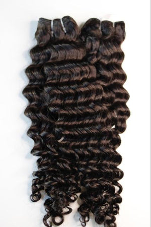Deep wave 100% Raw Human hair cuticle intact bundles