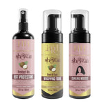 Shewan Curling mousse + wrapping Mousse +Heat protectant bundle offer